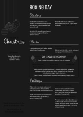 Toby Carvery catalogue | Boxing Day Menu | 18/10/2023 - 26/12/2023