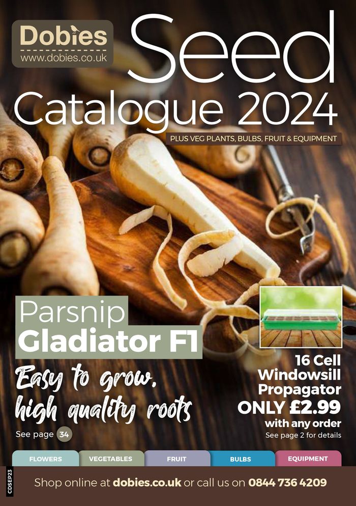 Dobbies Garden Centre catalogue in King's Lynn | Seed Catalogue 2024 | 27/10/2023 - 31/12/2024