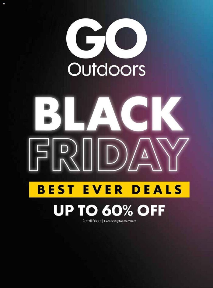 GO Outdoors catalogue in Sheffield | Black Friday Deals | 17/11/2023 - 11/12/2023
