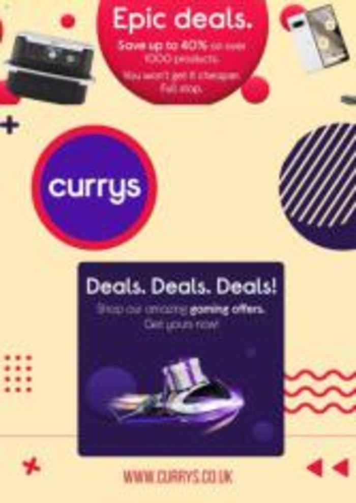 Currys catalogue in London | Epic Deals. | 01/12/2023 - 31/12/2023