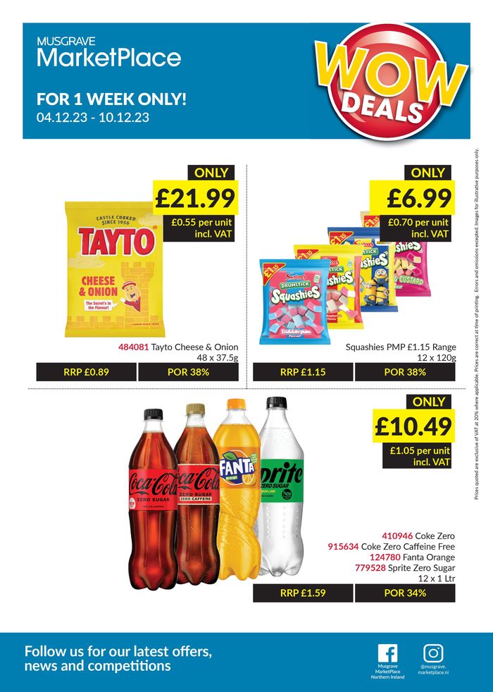 Musgrave MarketPlace catalogue in Belfast | WOW DEALS | 04/12/2023 - 10/12/2023