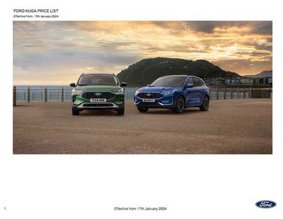 Ford catalogue in Birmingham | NEW FORD KUGA | 01/03/2024 - 31/08/2024