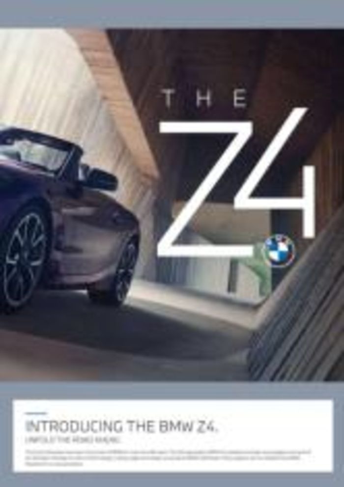 BMW catalogue in Manchester | BMW Z4 | 19/01/2024 - 31/12/2024