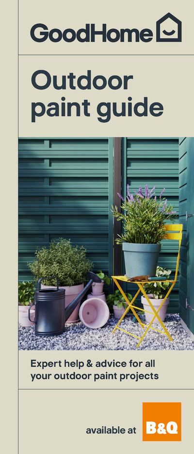 B&Q catalogue in Maidstone | Outdoor Paint Guide | 24/01/2024 - 30/04/2024