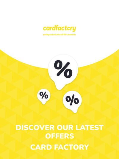 Books & Stationery offers in London | Offers Card Factory in Card Factory | 09/02/2024 - 09/02/2025