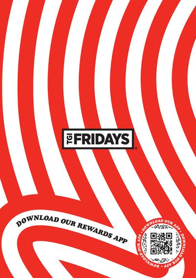 Restaurants offers in Liverpool | Core Menu in T.G.I. Friday's | 13/02/2024 - 30/04/2024