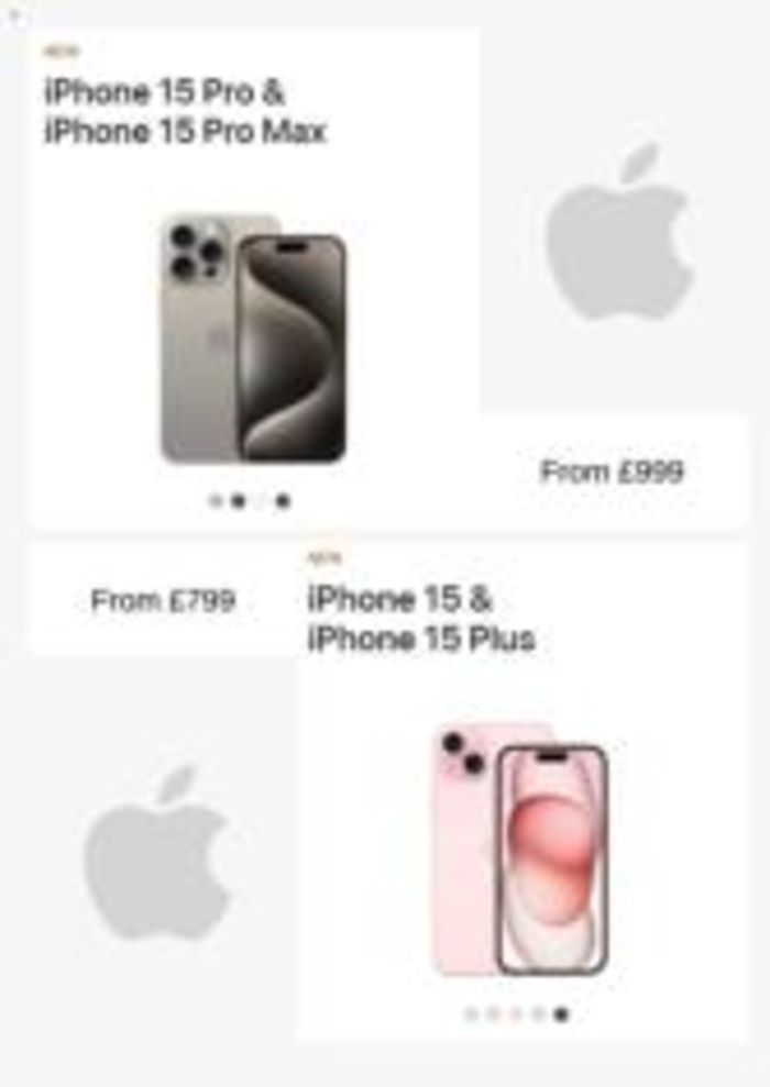 Apple catalogue in Belfast | iPhone Pro 15 | 19/02/2024 - 18/05/2024