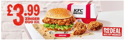 Restaurants offers in Leeds | Do The Deal in KFC | 27/02/2024 - 17/03/2024
