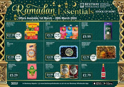 Bestway catalogue in Manchester | Ramandan Essentials | 01/03/2024 - 28/03/2024