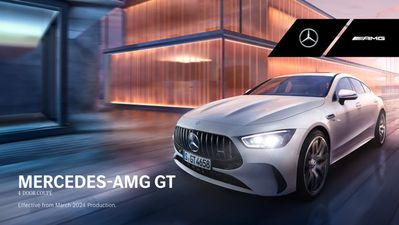Cars, Motorcycles & Spares offers in Bognor Regis | Mercedes-AMG GT 4-Door Coupé in Mercedes-Benz | 05/03/2024 - 05/09/2024