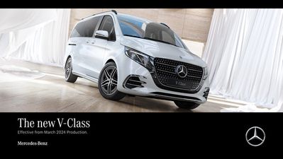 Mercedes-Benz catalogue in Huddersfield | Mercedes Benz V-Class | 05/03/2024 - 05/09/2024