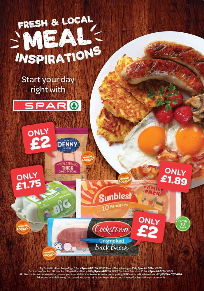 Spar catalogue in Peterborough | Fresh & Local Meat Inspiration | 11/03/2024 - 07/04/2024
