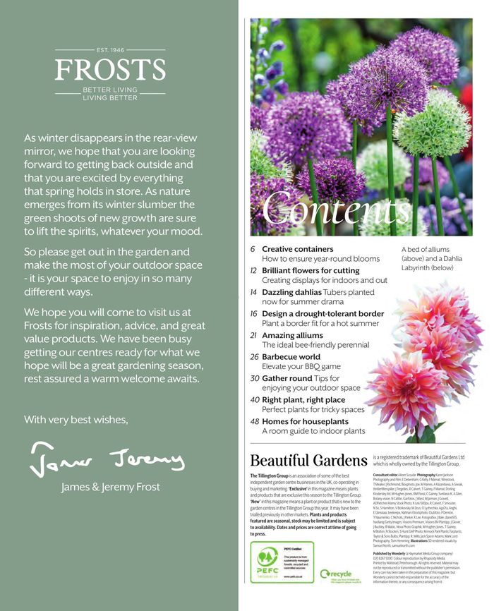 Frosts Garden Centres catalogue in Huntingdon | Spring 2024 | 11/03/2024 - 31/05/2024