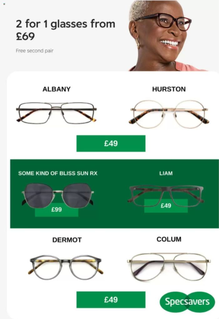 Specsavers catalogue in London | March Offers | 12/03/2024 - 03/04/2024