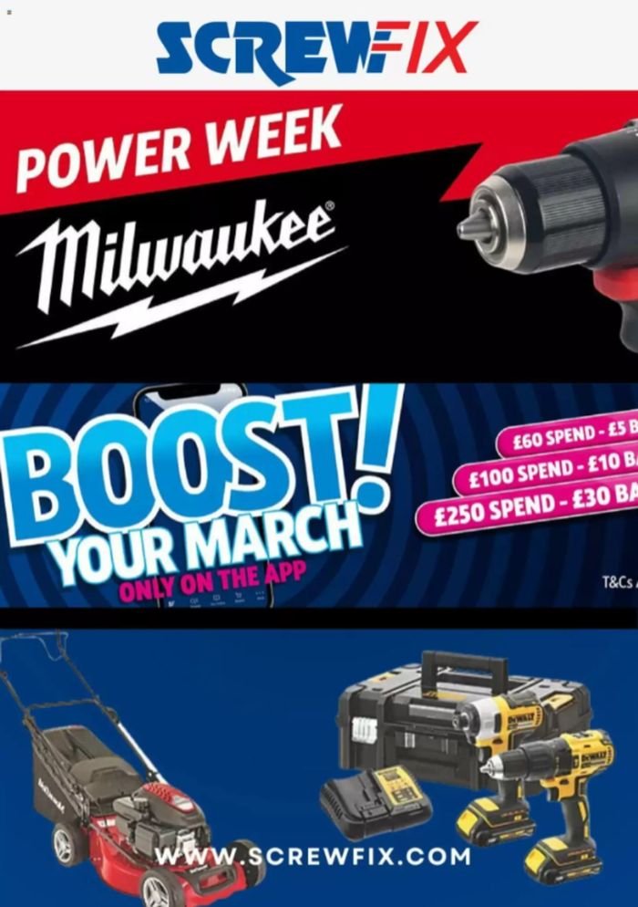 Screwfix catalogue in Ellesmere Port | Boots Your March | 20/03/2024 - 21/04/2024