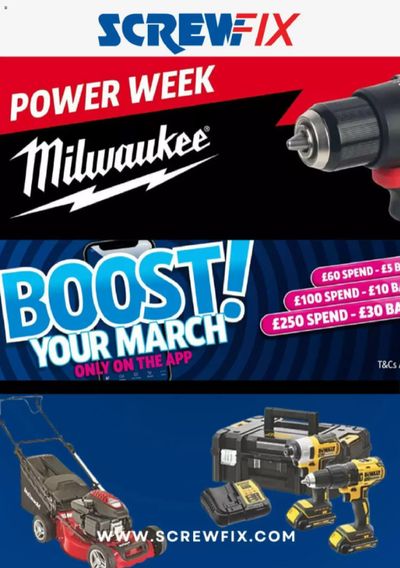 Screwfix catalogue in Kendal | Boots Your March | 20/03/2024 - 21/04/2024