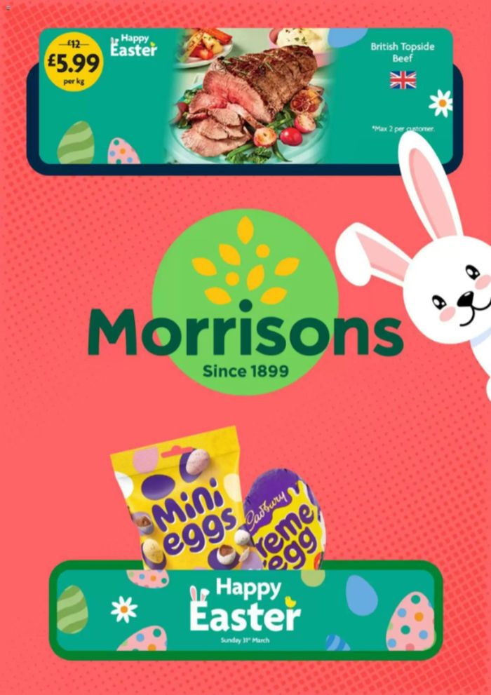 Morrisons catalogue in Manchester | Happy Easter | 25/03/2024 - 31/03/2024