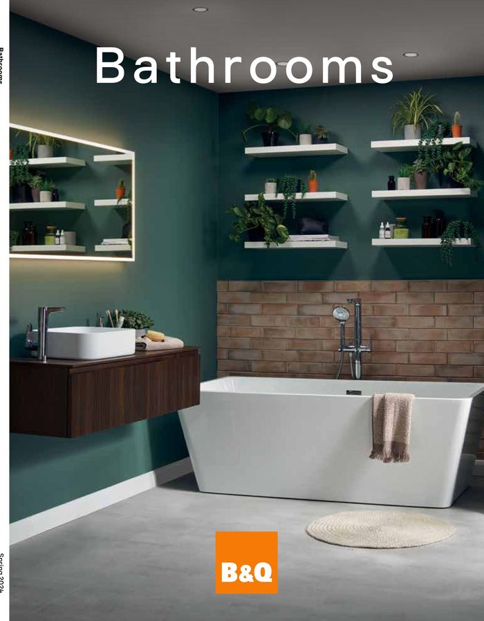 B&Q catalogue | Bathrooms Spring 2024 | 25/03/2024 - 31/05/2024