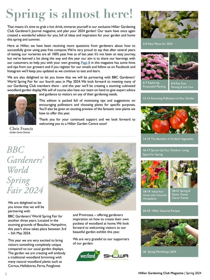 Hillier Garden Centres catalogue in Chichester | Spring 2024 | 25/03/2024 - 31/05/2024