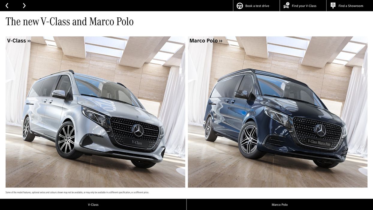 Mercedes-Benz catalogue in Glasgow | Mercedes Benz The new V‑Class and Marco Polo | 26/03/2024 - 31/10/2024