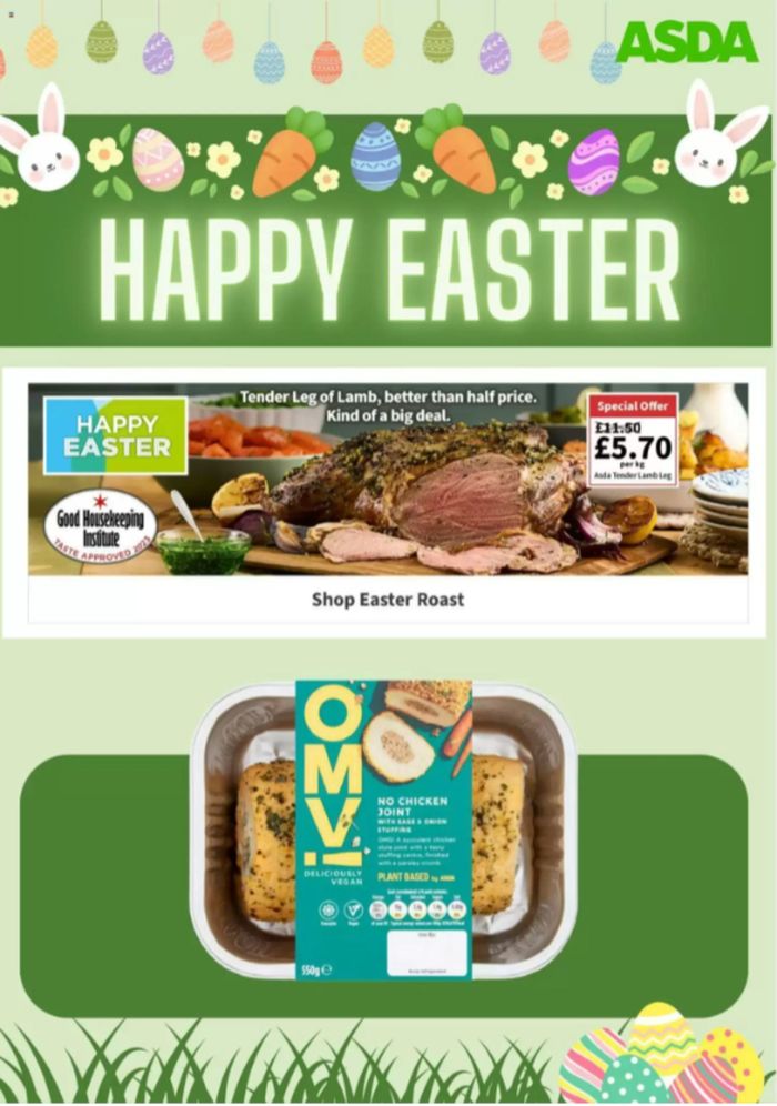 Asda catalogue in London | Happy Easter | 26/03/2024 - 01/04/2024