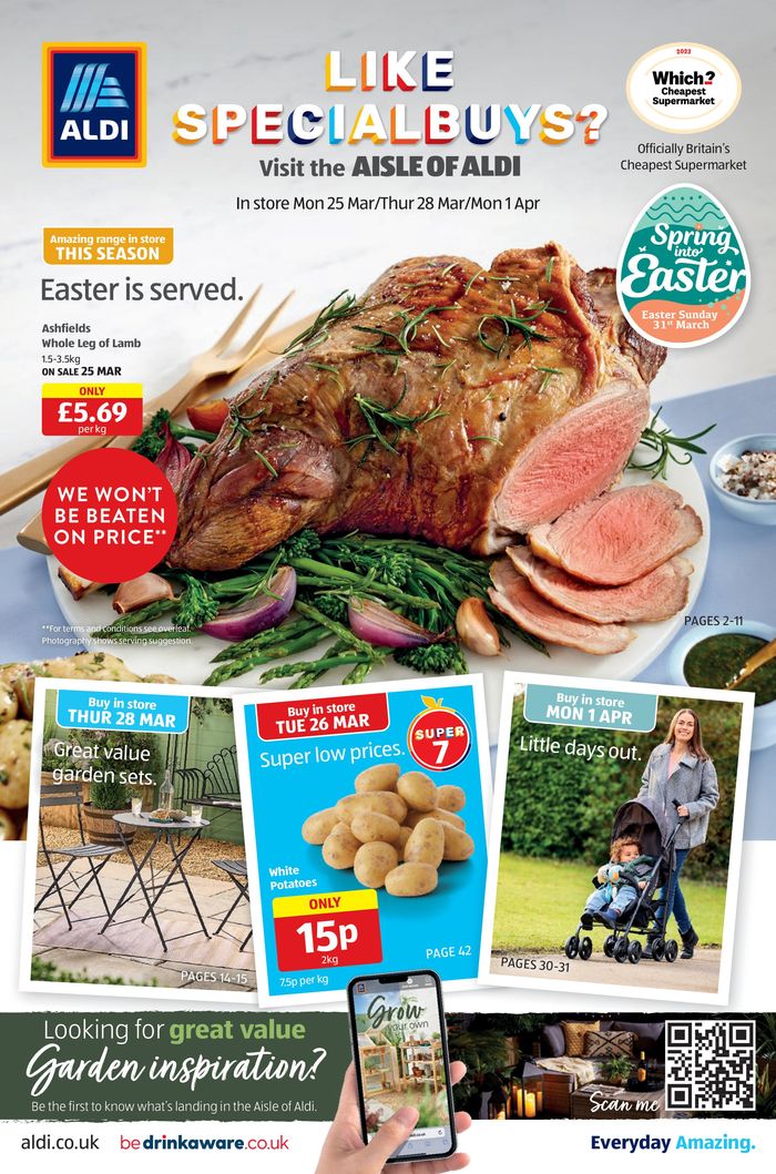 Aldi catalogue in Gloucester | Spring Into Easter | 27/03/2024 - 01/04/2024