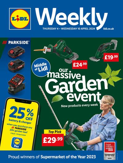 Lidl catalogue in Burton Upon Trent | Our Massive Garden Event | 04/04/2024 - 10/04/2024