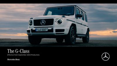 Mercedes-Benz catalogue | Mercedes Benz G-Class | 03/04/2024 - 30/09/2024