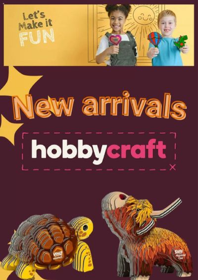 Home & Furniture offers | New Arrivals in Hobbycraft | 02/04/2024 - 02/05/2024