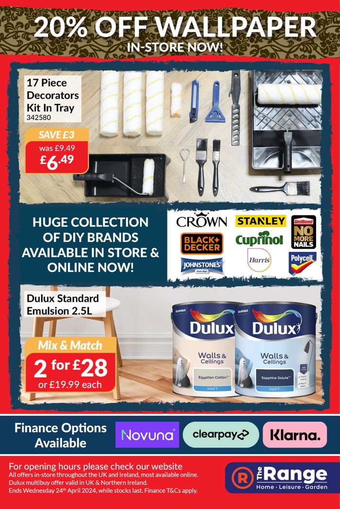 The Range catalogue in Chesterfield | Unbelievable Value | 05/04/2024 - 24/04/2024