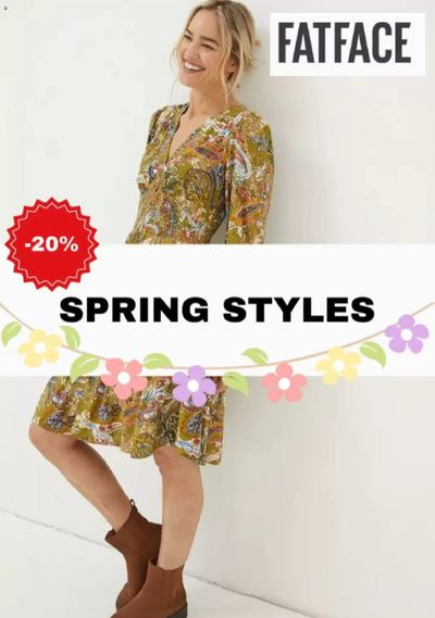 Clothes, Shoes & Accessories offers in Barking-Dagenham | Spring Styles in Fat Face | 05/04/2024 - 05/05/2024