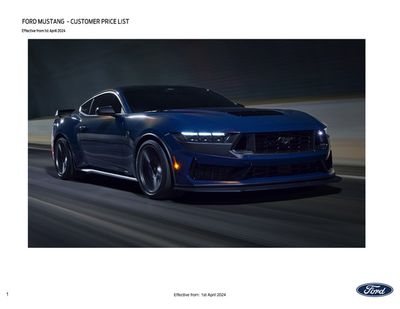 Ford catalogue in London | FORD MUSTANG | 06/04/2024 - 30/09/2024