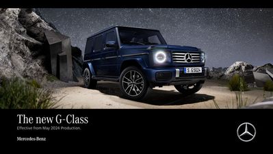 Mercedes-Benz catalogue in London | Mercedes Benz New G-Class | 08/04/2024 - 30/11/2024
