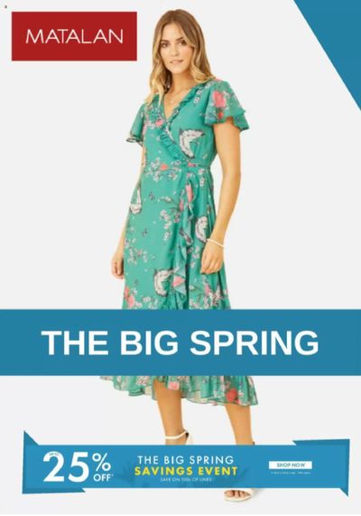 Clothes, Shoes & Accessories offers | The Big Spring in Matalan | 08/04/2024 - 07/05/2024