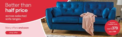 Home & Furniture offers in Greenwich | Better Than Half Price in ScS | 09/04/2024 - 22/04/2024