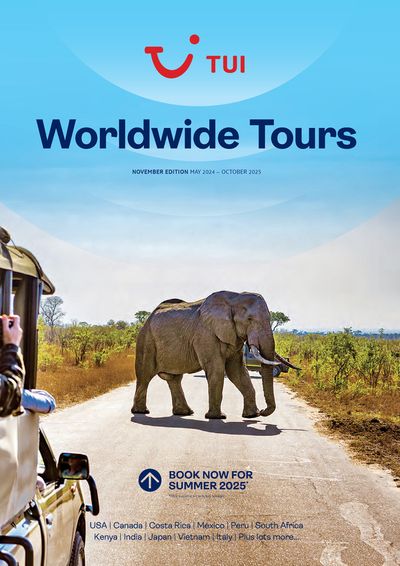 Tui catalogue in Edinburgh | Worldwide Tours May 2024 – Oct 2025 | 01/05/2024 - 31/10/2025