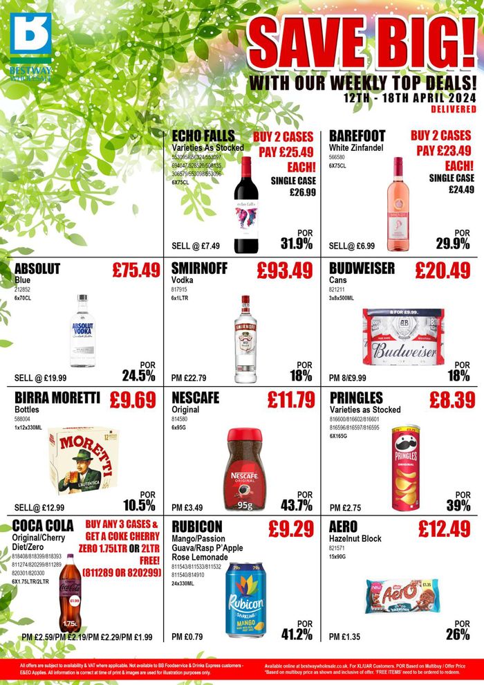 Bestway catalogue in Leicester | Save Big | 12/04/2024 - 18/04/2024