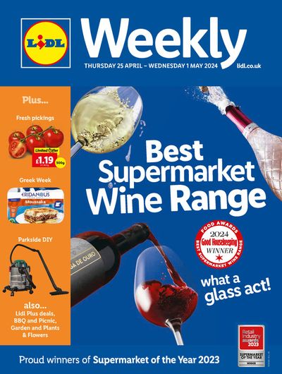 Supermarkets offers in Swansea | Best Supermarket Wine Range in Lidl | 25/04/2024 - 01/05/2024
