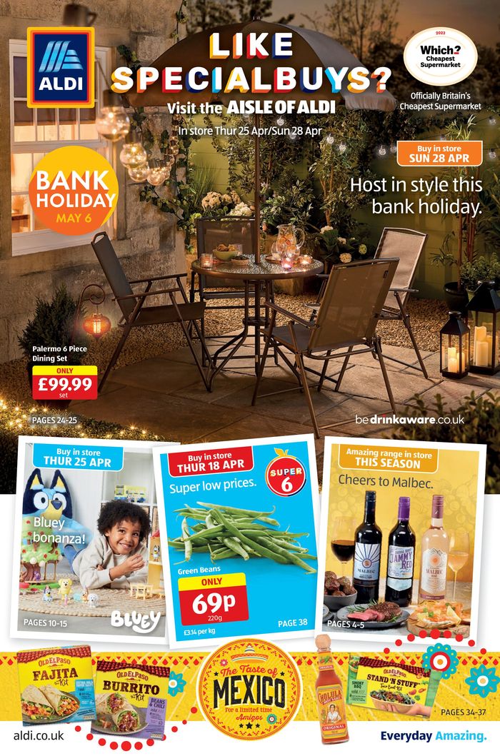 Aldi catalogue in Chatham | Like Special Buys? | 25/04/2024 - 28/04/2024