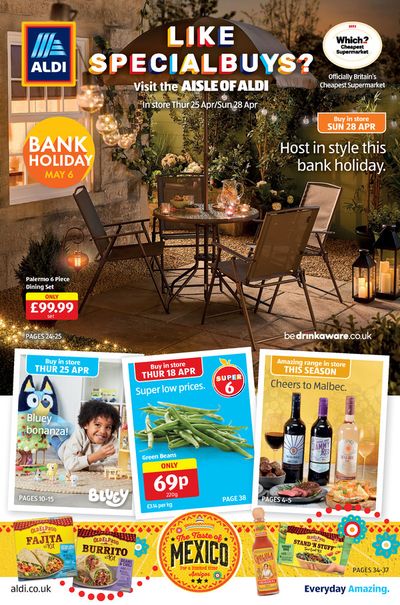 Aldi catalogue in Reading | Like Special Buys? | 25/04/2024 - 28/04/2024