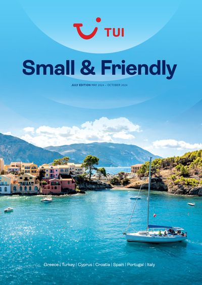 Tui catalogue in London | Small & Friendly May 2024 – Oct 2024 | 01/05/2024 - 31/10/2024