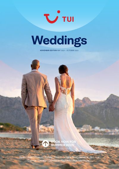 Travel offers | Weddings May 2024 – Oct 2025 in Tui | 01/05/2024 - 31/10/2025