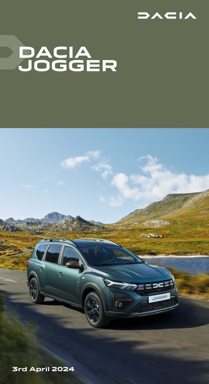 Dacia catalogue in Salford | Dacia Jogger April 2024 | 22/04/2024 - 30/06/2024