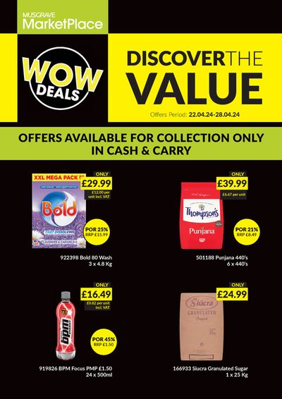Musgrave MarketPlace catalogue in Lurgan | WOW DEALS | 22/04/2024 - 28/04/2024