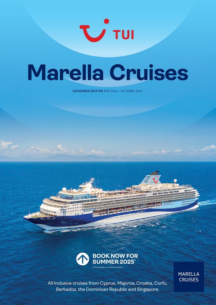 Tui catalogue in Edinburgh | Marella Cruises May 2024 – Oct 2025 | 01/05/2024 - 31/10/2025