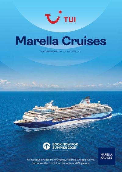 Tui catalogue in London | Marella Cruises May 2024 – Oct 2025 | 01/05/2024 - 31/10/2025