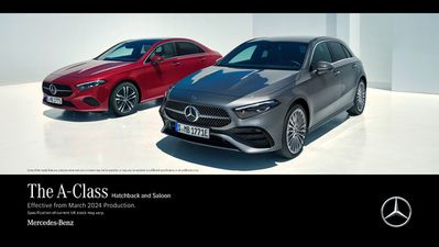 Mercedes-Benz catalogue in Edinburgh | Mercedes Benz New A-Class | 24/04/2024 - 24/04/2025