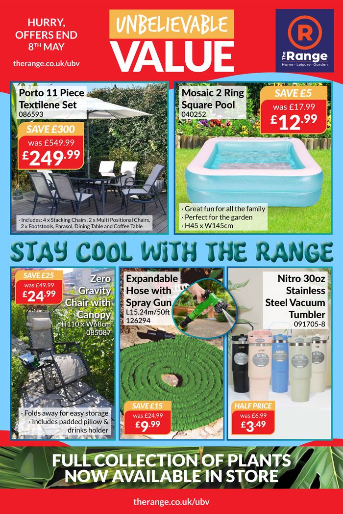 The Range catalogue in Leeds | Stay Cool With The Range | 29/04/2024 - 08/05/2024