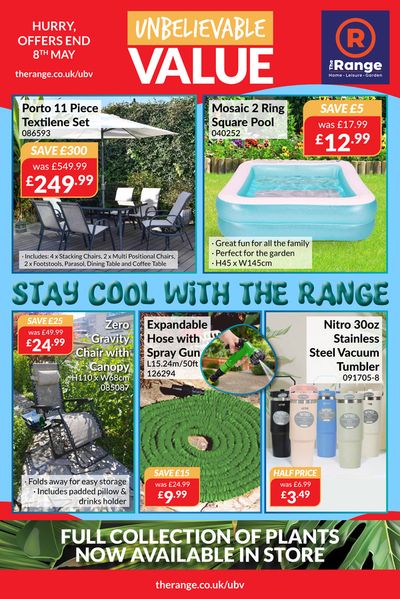 The Range catalogue in Plymouth | Stay Cool With The Range | 29/04/2024 - 08/05/2024