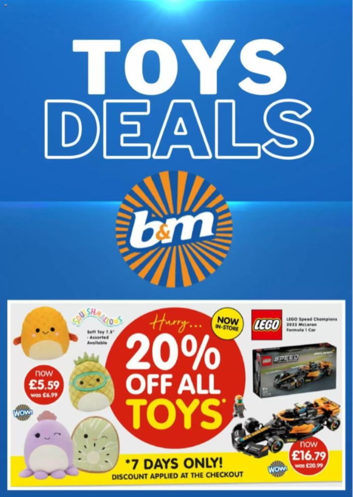 B&M Stores catalogue in Leeds | Toys Deals  | 29/04/2024 - 24/05/2024